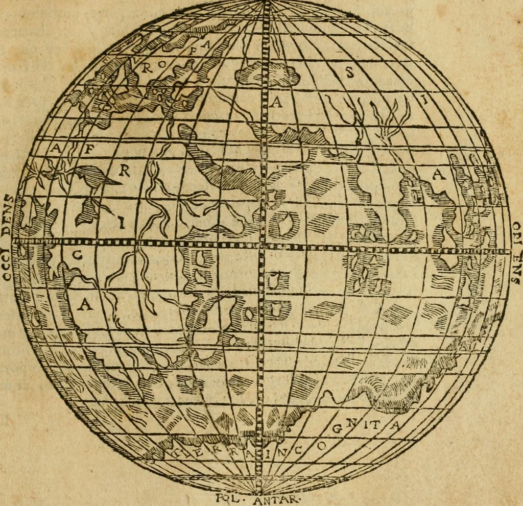 An illustration from Theatro del mundo, y del tiempo : en el qual no solo se descriuen sus partes, y se da regla en el medirlas, mas con ingeniosas y acomodadas demostraciones y figuras, se representan ante los lectores ... : cõ index, 1614, leaf 78
