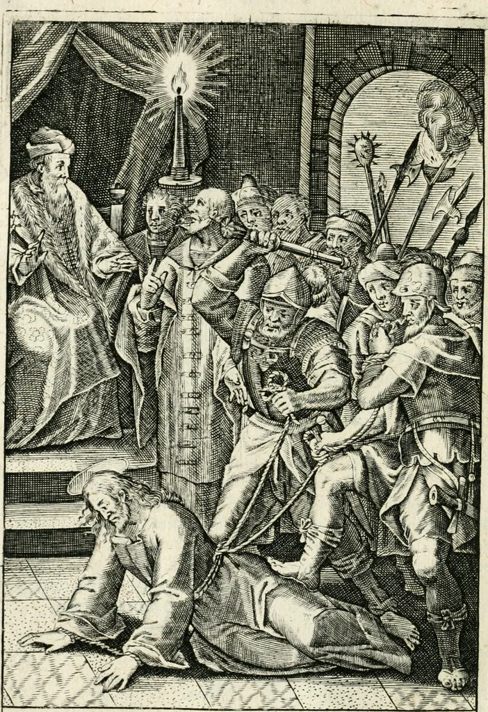 An illustration from Theatrum D.N. Iesu Christi : atrociorum cruciatuum c. lectori spectatori propositum, 1658, leaf 35