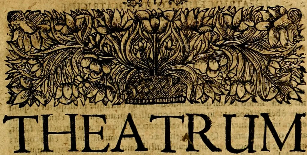 An illustration from Theatrum ethnico idololatrieum politico historicum, ethnicorum idololatrias, simulacra, templa, sacrificia & deos, illorum origines, ritus & caeremonias, quae in perficiendis sacris, fuerunt observata, quidque illis indicare voluerint, representans, 1699, leaf 10