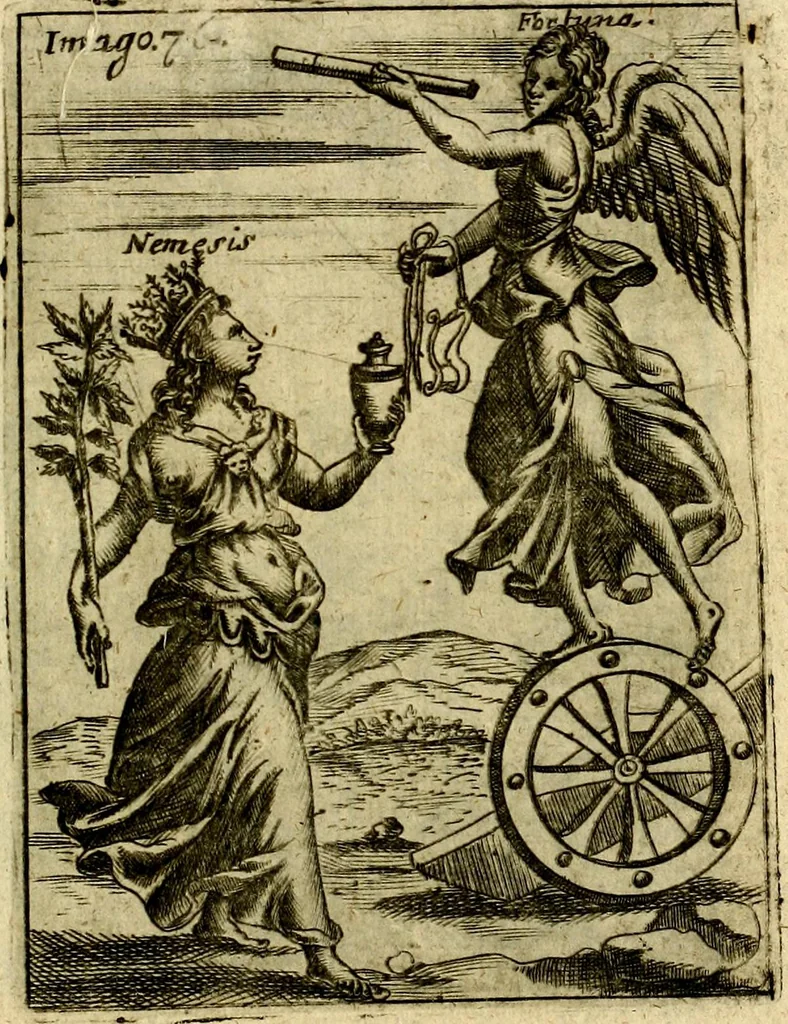An illustration from Theatrum ethnico idololatrieum politico historicum, ethnicorum idololatrias, simulacra, templa, sacrificia & deos, illorum origines, ritus & caeremonias, quae in perficiendis sacris, fuerunt observata, quidque illis indicare voluerint, representans, 1699, leaf 400