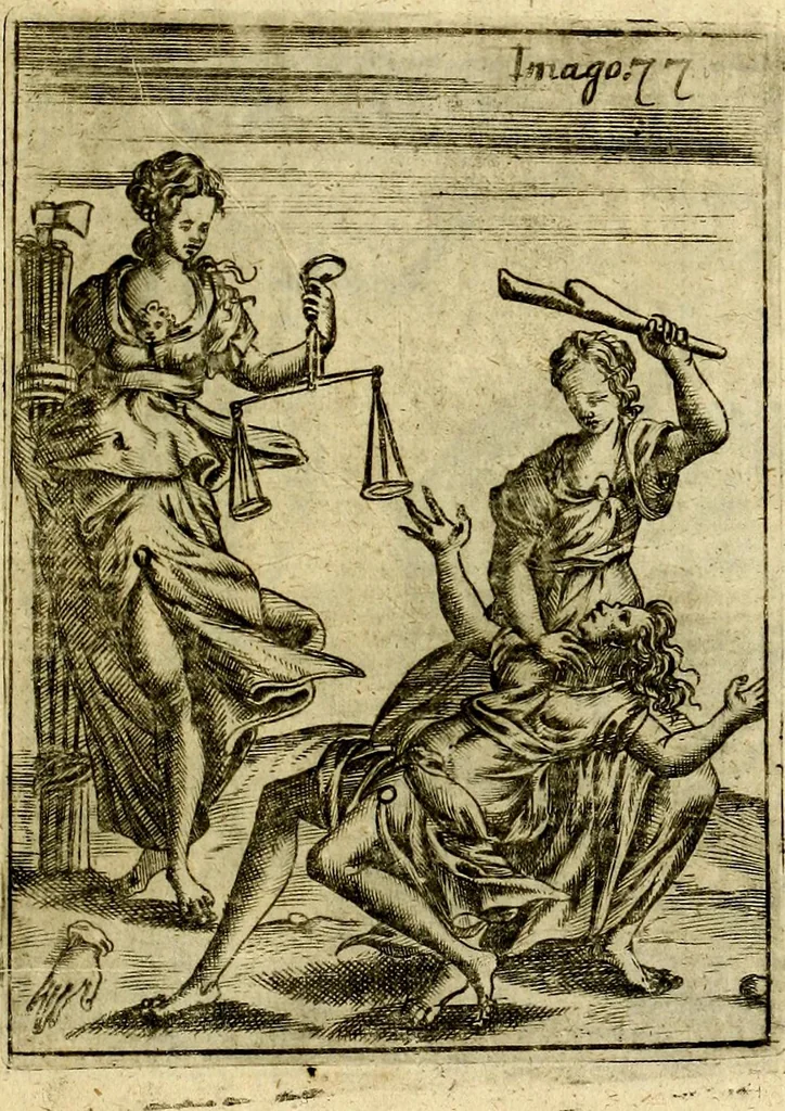 An illustration from Theatrum ethnico idololatrieum politico historicum, ethnicorum idololatrias, simulacra, templa, sacrificia & deos, illorum origines, ritus & caeremonias, quae in perficiendis sacris, fuerunt observata, quidque illis indicare voluerint, representans, 1699, leaf 404