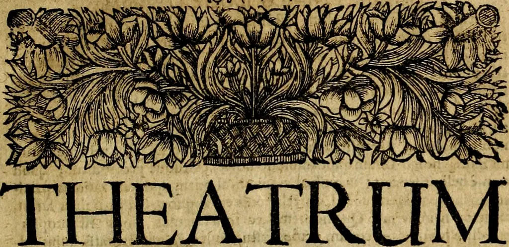 An illustration from Theatrum ethnico idololatrieum politico historicum, ethnicorum idololatrias, simulacra, templa, sacrificia & deos, illorum origines, ritus & caeremonias, quae in perficiendis sacris, fuerunt observata, quidque illis indicare voluerint, representans, 1699, leaf 12