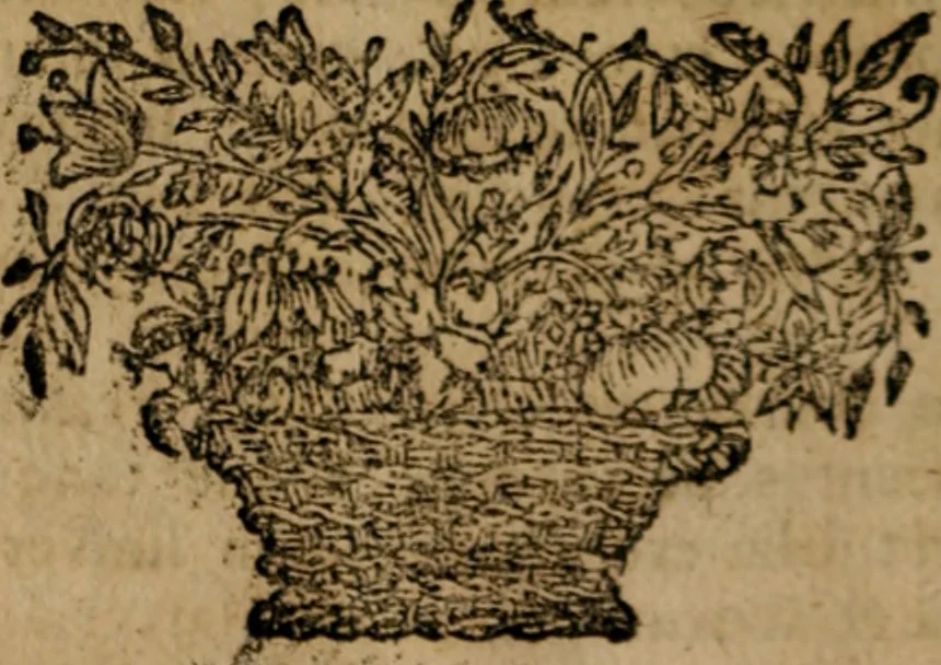 An illustration from Theatrum gloriae sanctorum, 1696, leaf 127