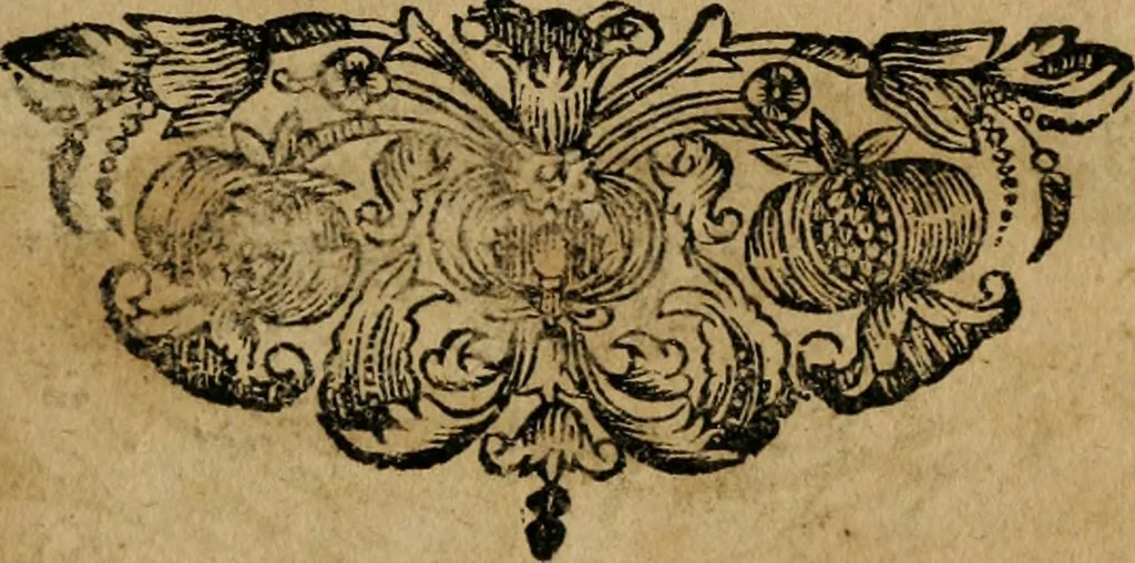 An illustration from Theatrum gloriae sanctorum, 1696, leaf 236