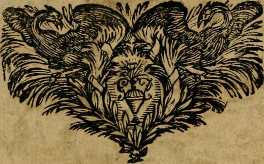 An illustration from Theatrum gloriae sanctorum, 1696, leaf 254
