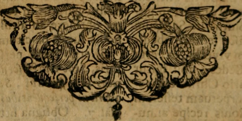 An illustration from Theatrum gloriae sanctorum, 1696, leaf 281