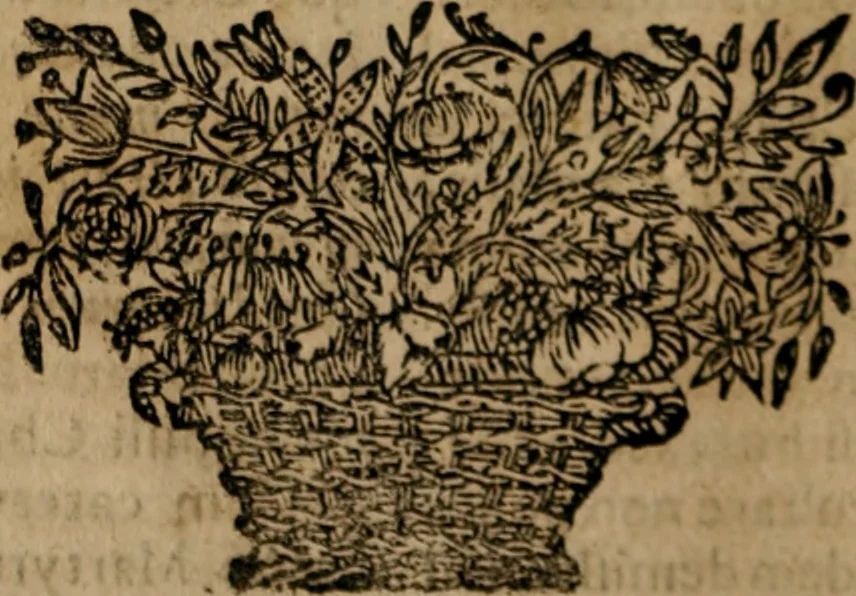 An illustration from Theatrum gloriae sanctorum, 1696, leaf 47