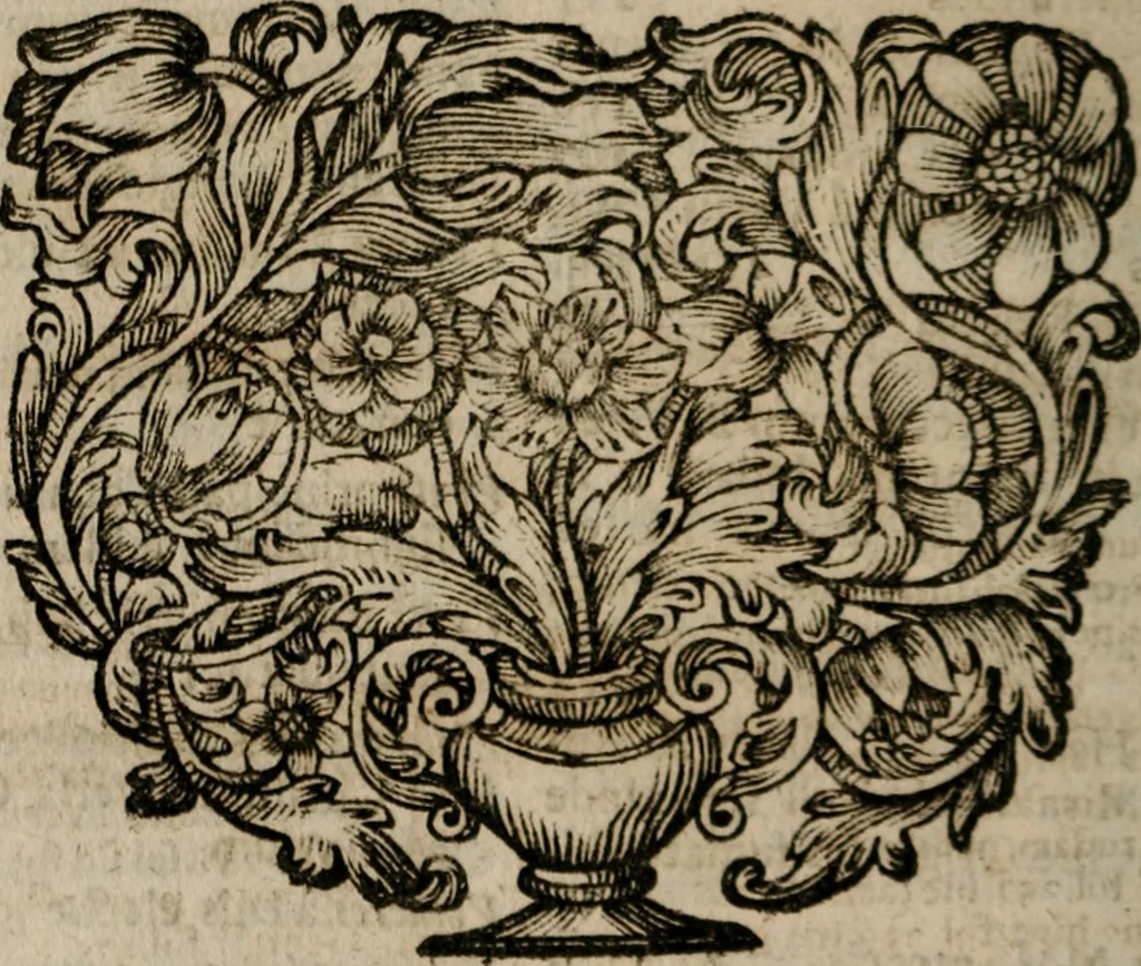 An illustration from Theatrum gloriae sanctorum, 1696, leaf 545