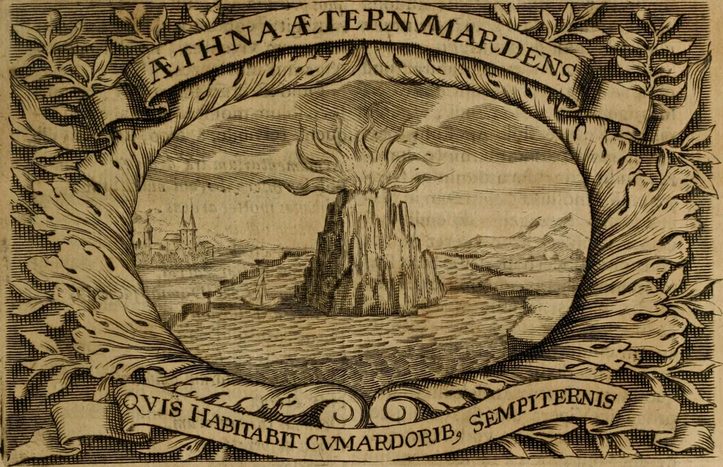 An illustration from Theatrum gloriae sanctorum, 1696, leaf 68