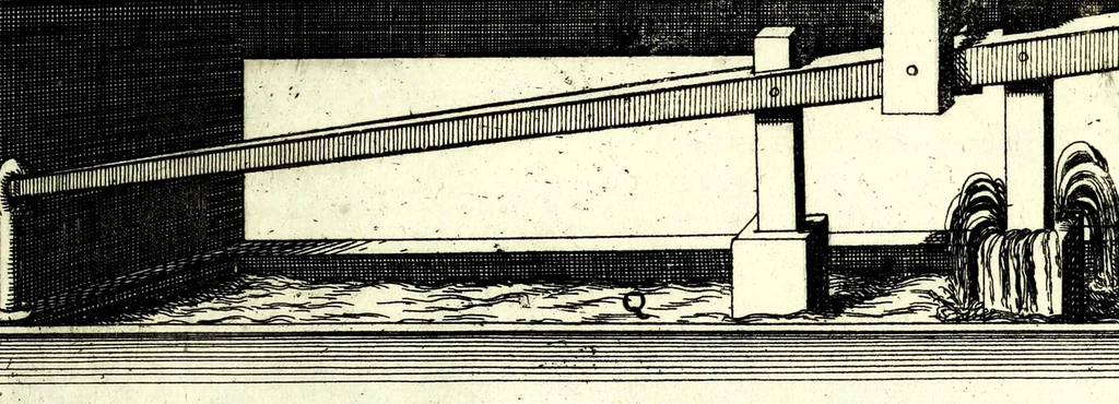 An illustration from Theatrum machinarum novum, das ist, Neu-vermehrter Schauplatz der mechanischen Künsten : handelt von allerhand Wasser- Wind- Ross- Gewicht- und Hand-Mühlen ... ; beneben nützlichen Wasser-Künsten ..., 1673, leaf 265