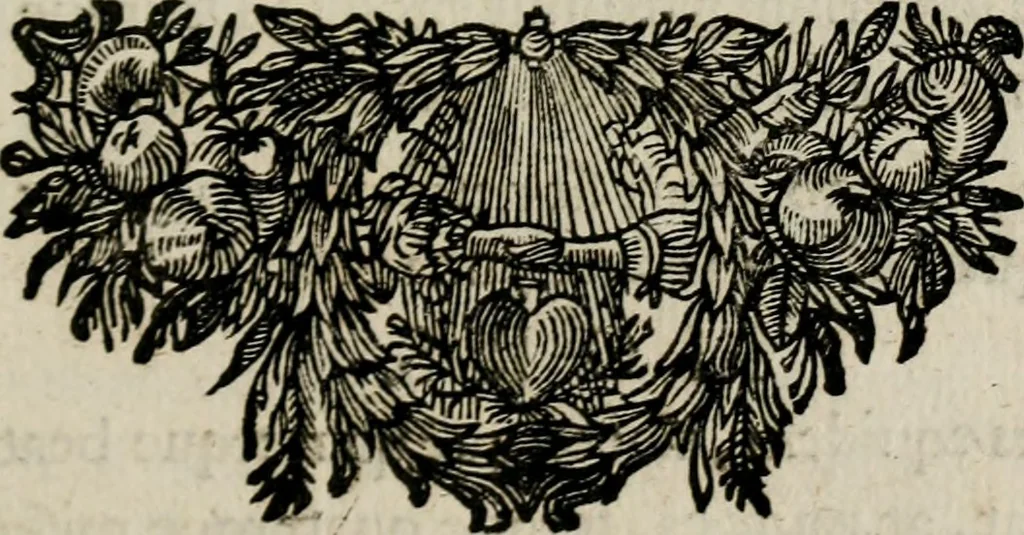 An illustration from Theatrum mortis humanæ tripartitum. I. Pars. Saltum mortis. II. Pars. Varia genera mortis. III. Pars. Pnas damnatorum continens. Figuris æneis illustratum, das ist, Schau-Bühne desz menschlichen Todts in drey Theil. 1. Theil. Der Toden Tantz. 2. Theil. Underschidliche Todts-Gattungen. 3. Theil. Der Verdambten Höllen-Peyn, vorstellend. Mit Schönen Kupffer-Stichen geziehrt vnd an Tag gegeben. Durch Joannem Weichardum Valvasor.., 1682, leaf 16
