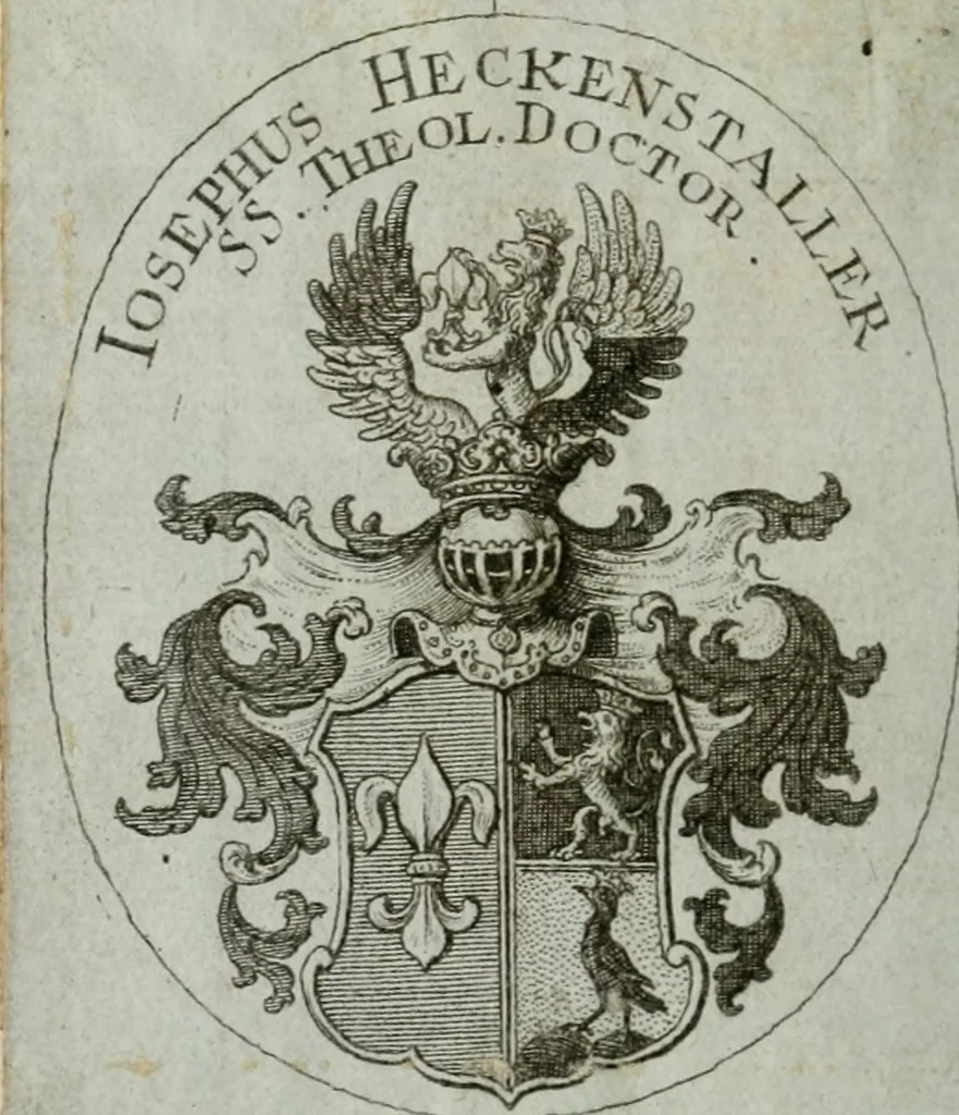 An illustration from Theatrum mortis humanæ tripartitum. I. Pars. Saltum mortis. II. Pars. Varia genera mortis. III. Pars. Pnas damnatorum continens. Figuris æneis illustratum, das ist, Schau-Bühne desz menschlichen Todts in drey Theil. 1. Theil. Der Toden Tantz. 2. Theil. Underschidliche Todts-Gattungen. 3. Theil. Der Verdambten Höllen-Peyn, vorstellend. Mit Schönen Kupffer-Stichen geziehrt vnd an Tag gegeben. Durch Joannem Weichardum Valvasor.., 1682, leaf 7