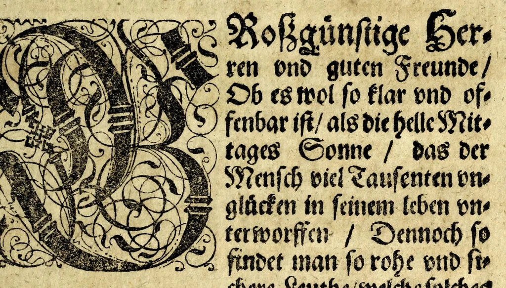 An illustration from Theatrum mundi, das ist, Der Welt Schawplatz, oder Spiegel der Welt : darinnen vom Elende, Trübsal vnd Jammer der Menschen, auch Vntugenden vnd Lastern, so jetziger Zeit allgemein sind, aussführlich gehandelt wird, 1588, leaf 7