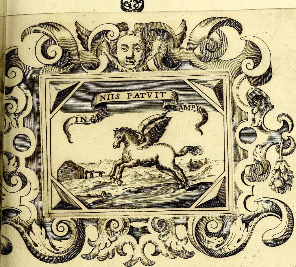 An illustration from Theatrum omium Scientiarum, sive Apparatus, quo exceptus fuit Excmus. Princeps D. Innicus de Guevara et Tassis Comes de Oñate, et Villamediana, etc., & etc., ac Neapolitani Regni prorex sapientissimus in Neapolitana Academia in Instauratione Studiorum anni 1649, etc, 1650, leaf 130