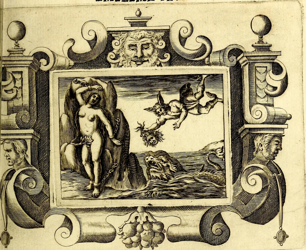 An illustration from Theatrum omium Scientiarum, sive Apparatus, quo exceptus fuit Excmus. Princeps D. Innicus de Guevara et Tassis Comes de Oñate, et Villamediana, etc., & etc., ac Neapolitani Regni prorex sapientissimus in Neapolitana Academia in Instauratione Studiorum anni 1649, etc, 1650, leaf 42