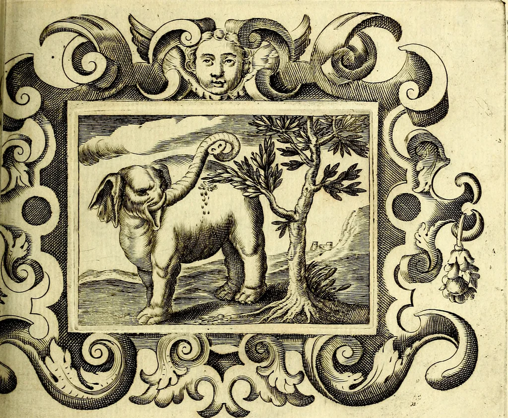 An illustration from Theatrum omium Scientiarum, sive Apparatus, quo exceptus fuit Excmus. Princeps D. Innicus de Guevara et Tassis Comes de Oñate, et Villamediana, etc., & etc., ac Neapolitani Regni prorex sapientissimus in Neapolitana Academia in Instauratione Studiorum anni 1649, etc, 1650, leaf 60