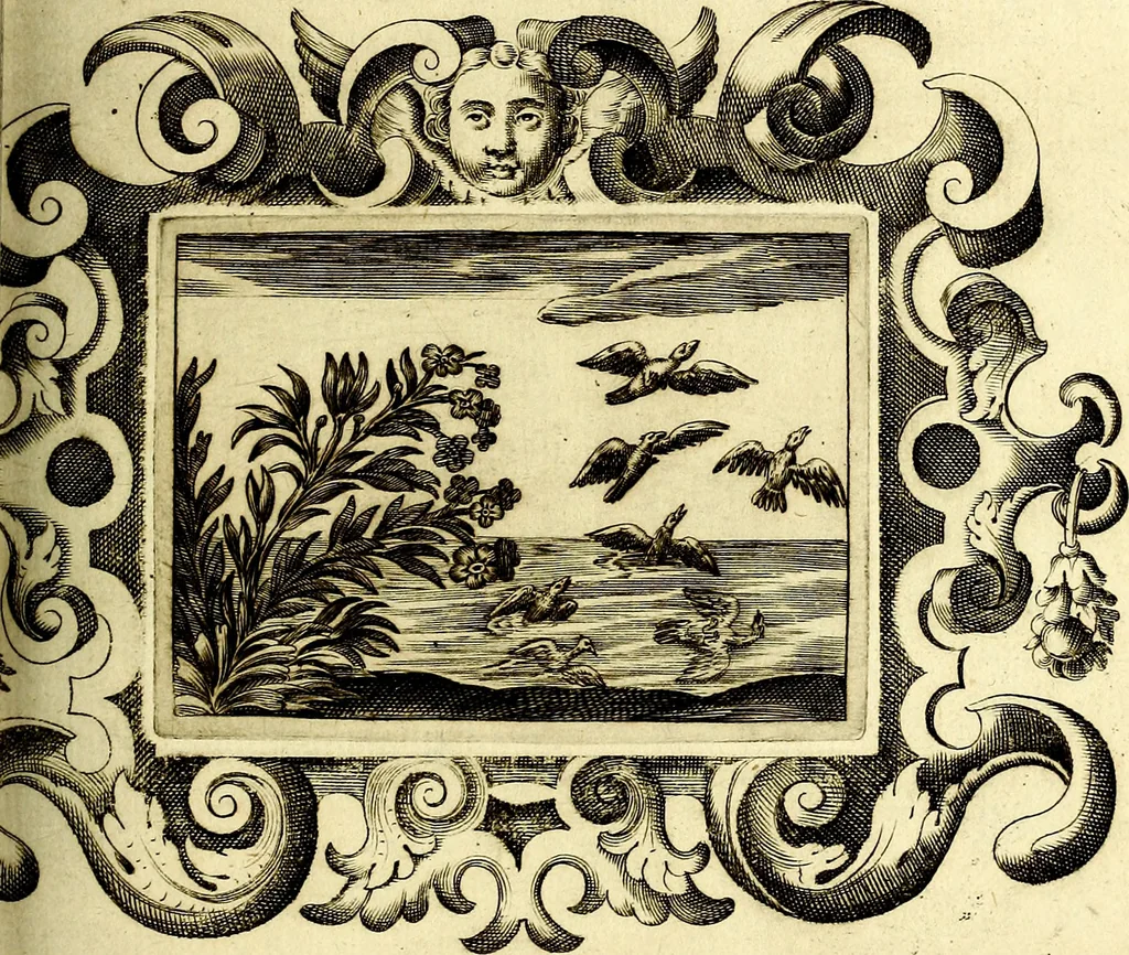 An illustration from Theatrum omium Scientiarum, sive Apparatus, quo exceptus fuit Excmus. Princeps D. Innicus de Guevara et Tassis Comes de Oñate, et Villamediana, etc., & etc., ac Neapolitani Regni prorex sapientissimus in Neapolitana Academia in Instauratione Studiorum anni 1649, etc, 1650, leaf 78