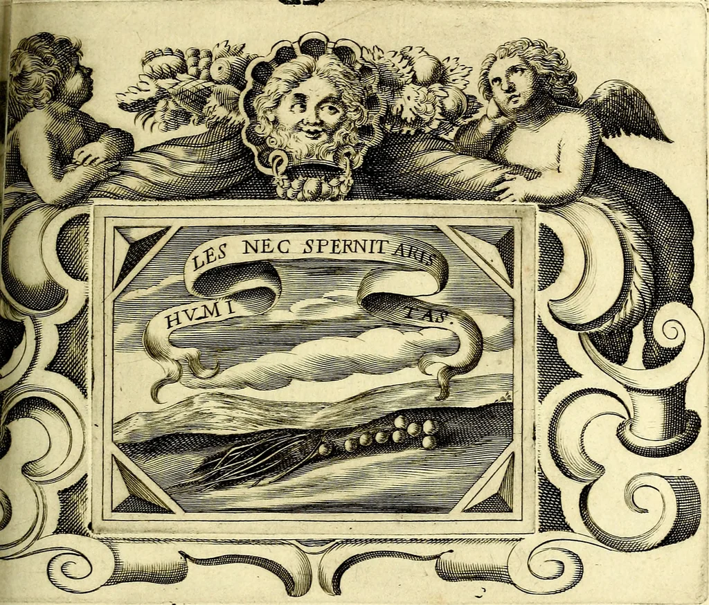An illustration from Theatrum omium Scientiarum, sive Apparatus, quo exceptus fuit Excmus. Princeps D. Innicus de Guevara et Tassis Comes de Oñate, et Villamediana, etc., & etc., ac Neapolitani Regni prorex sapientissimus in Neapolitana Academia in Instauratione Studiorum anni 1649, etc, 1650, leaf 94