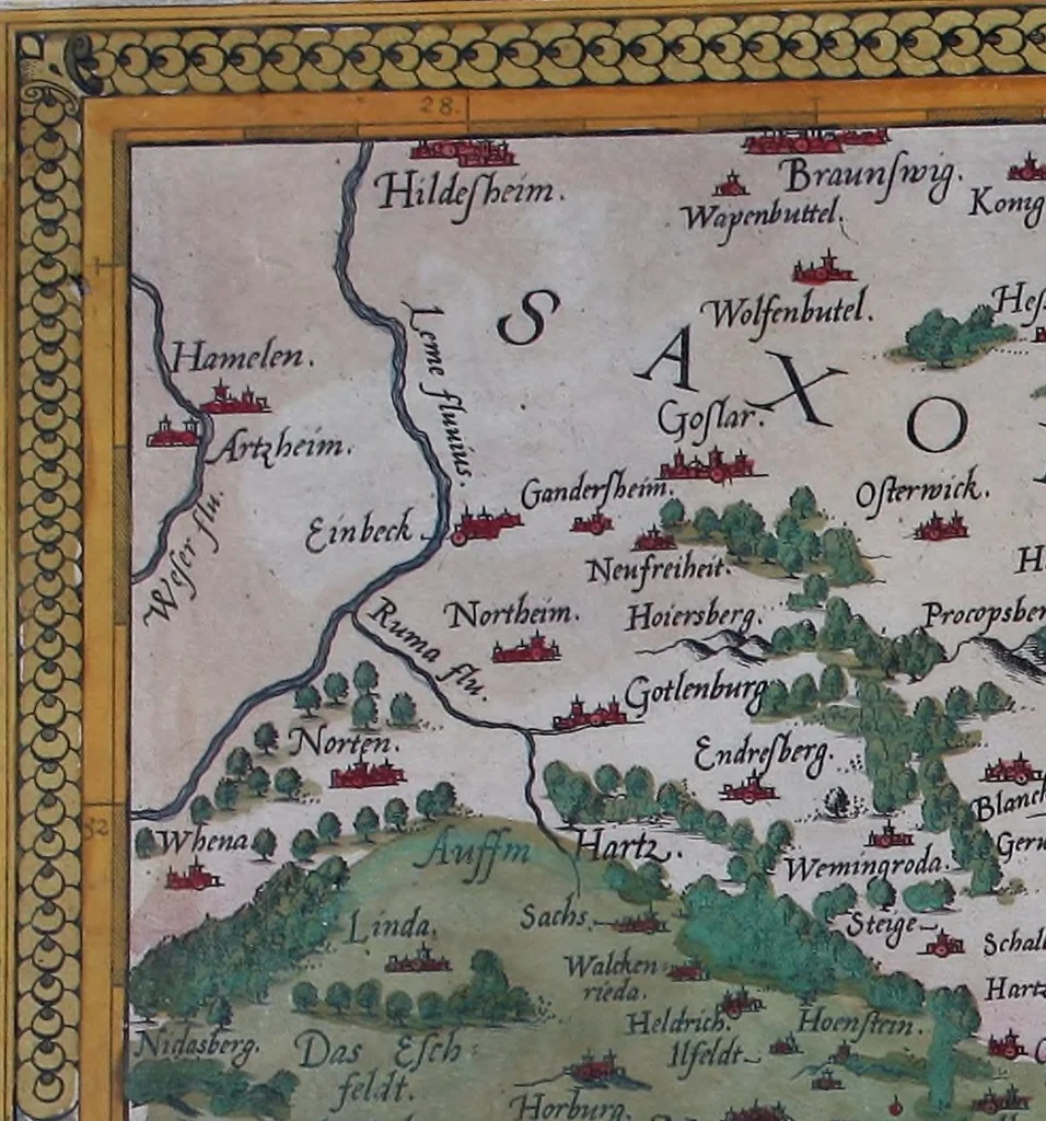 An illustration from Theatrum orbis terrarum, 1570, leaf 110