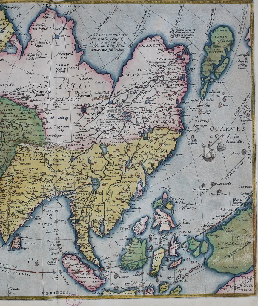 An illustration from Theatrum orbis terrarum, 1570, leaf 30