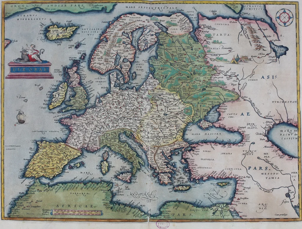 An illustration from Theatrum orbis terrarum, 1570, leaf 38