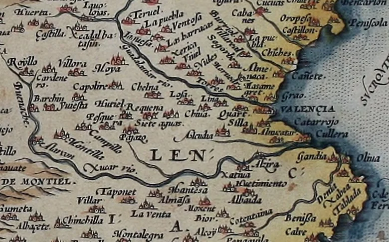 An illustration from Theatrum orbis terrarum, 1570, leaf 46