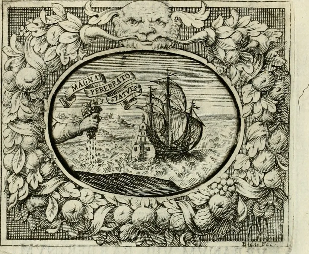 An illustration from Theatrum temporaneum aeternitati Caesaris Montii S.R.E. cardinalis et archiep. Mediolanen. sacrum, 1636, leaf 125