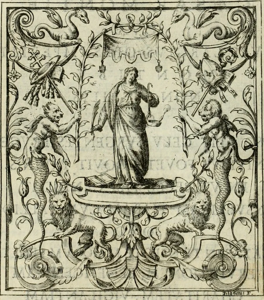 An illustration from Theatrum temporaneum aeternitati Caesaris Montii S.R.E. cardinalis et archiep. Mediolanen. sacrum, 1636, leaf 135