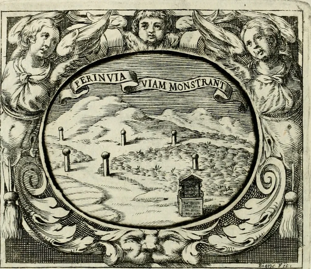 An illustration from Theatrum temporaneum aeternitati Caesaris Montii S.R.E. cardinalis et archiep. Mediolanen. sacrum, 1636, leaf 137