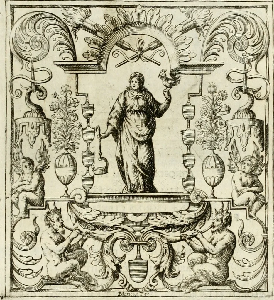 An illustration from Theatrum temporaneum aeternitati Caesaris Montii S.R.E. cardinalis et archiep. Mediolanen. sacrum, 1636, leaf 150