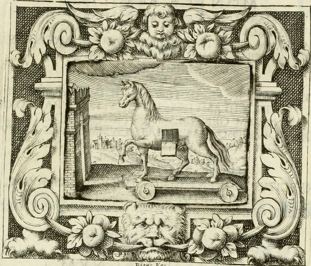 An illustration from Theatrum temporaneum aeternitati Caesaris Montii S.R.E. cardinalis et archiep. Mediolanen. sacrum, 1636, leaf 156