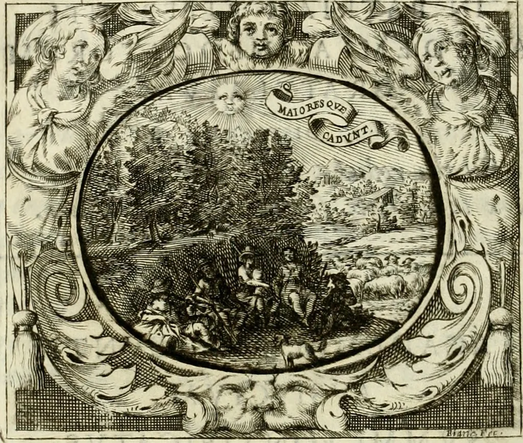 An illustration from Theatrum temporaneum aeternitati Caesaris Montii S.R.E. cardinalis et archiep. Mediolanen. sacrum, 1636, leaf 179