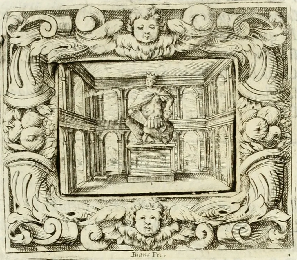 An illustration from Theatrum temporaneum aeternitati Caesaris Montii S.R.E. cardinalis et archiep. Mediolanen. sacrum, 1636, leaf 182