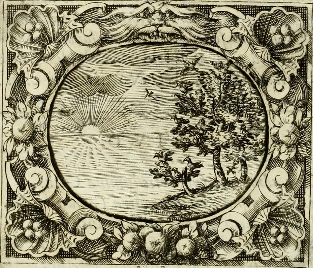 An illustration from Theatrum temporaneum aeternitati Caesaris Montii S.R.E. cardinalis et archiep. Mediolanen. sacrum, 1636, leaf 185