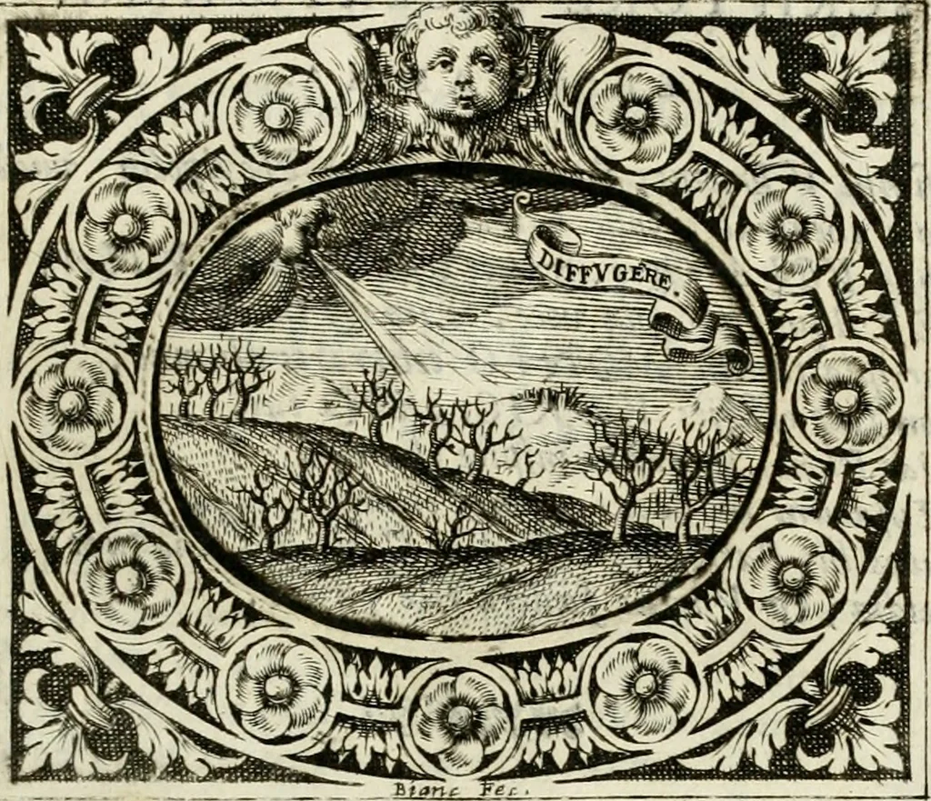 An illustration from Theatrum temporaneum aeternitati Caesaris Montii S.R.E. cardinalis et archiep. Mediolanen. sacrum, 1636, leaf 58