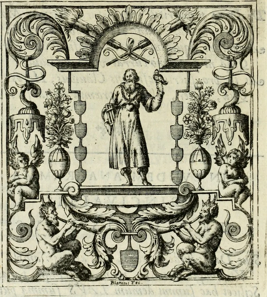 An illustration from Theatrum temporaneum aeternitati Caesaris Montii S.R.E. cardinalis et archiep. Mediolanen. sacrum, 1636, leaf 71