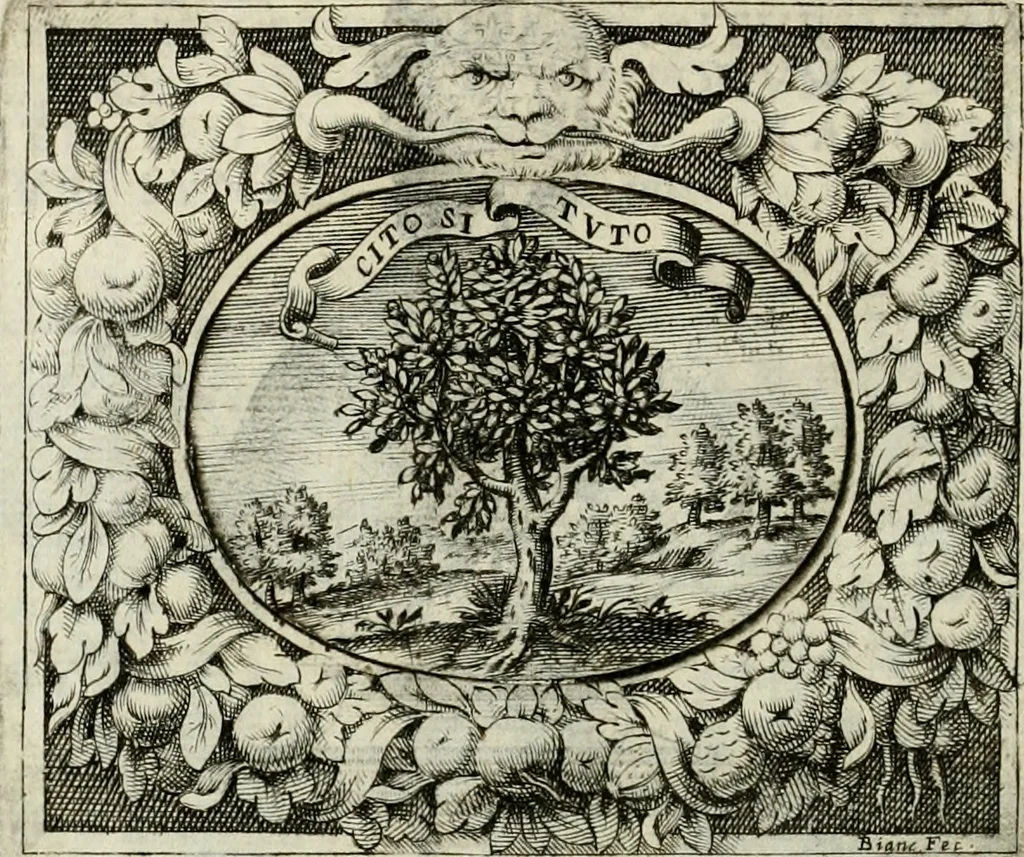 An illustration from Theatrum temporaneum aeternitati Caesaris Montii S.R.E. cardinalis et archiep. Mediolanen. sacrum, 1636, leaf 73