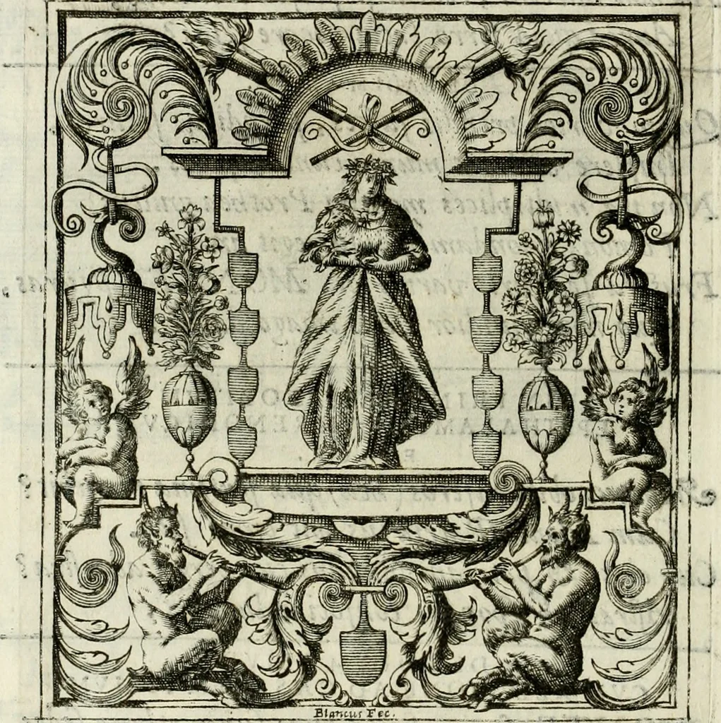 An illustration from Theatrum temporaneum aeternitati Caesaris Montii S.R.E. cardinalis et archiep. Mediolanen. sacrum, 1636, leaf 97