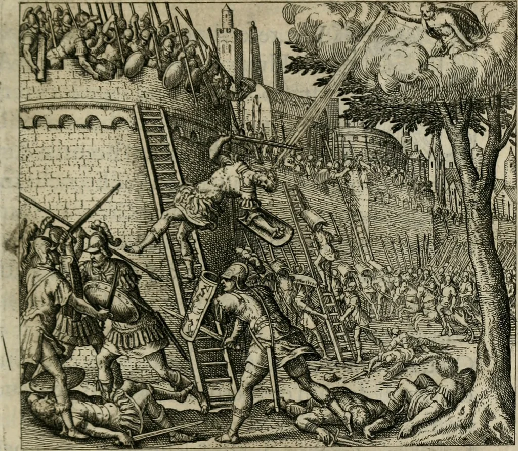 An illustration from Theatrum vitae humanæ., 1596, leaf 128