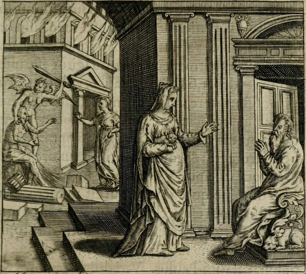 An illustration from Theatrum vitae humanæ., 1596, leaf 152