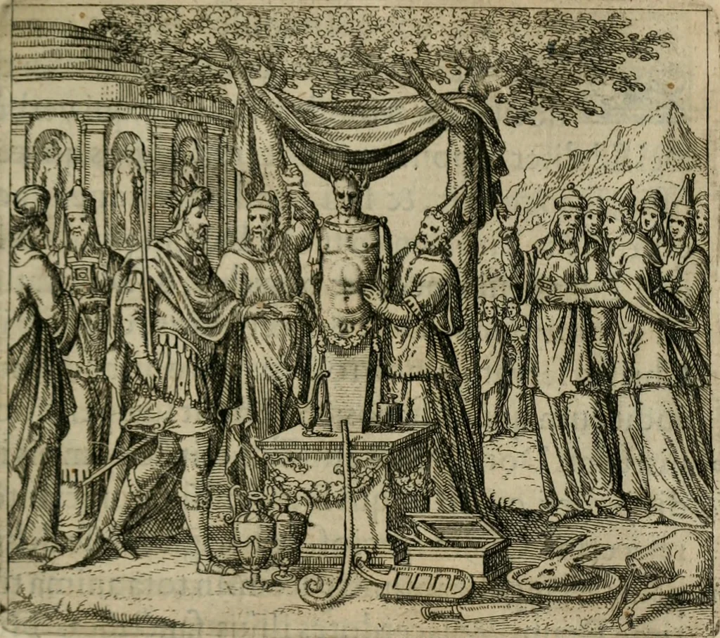 An illustration from Theatrum vitae humanæ., 1596, leaf 172