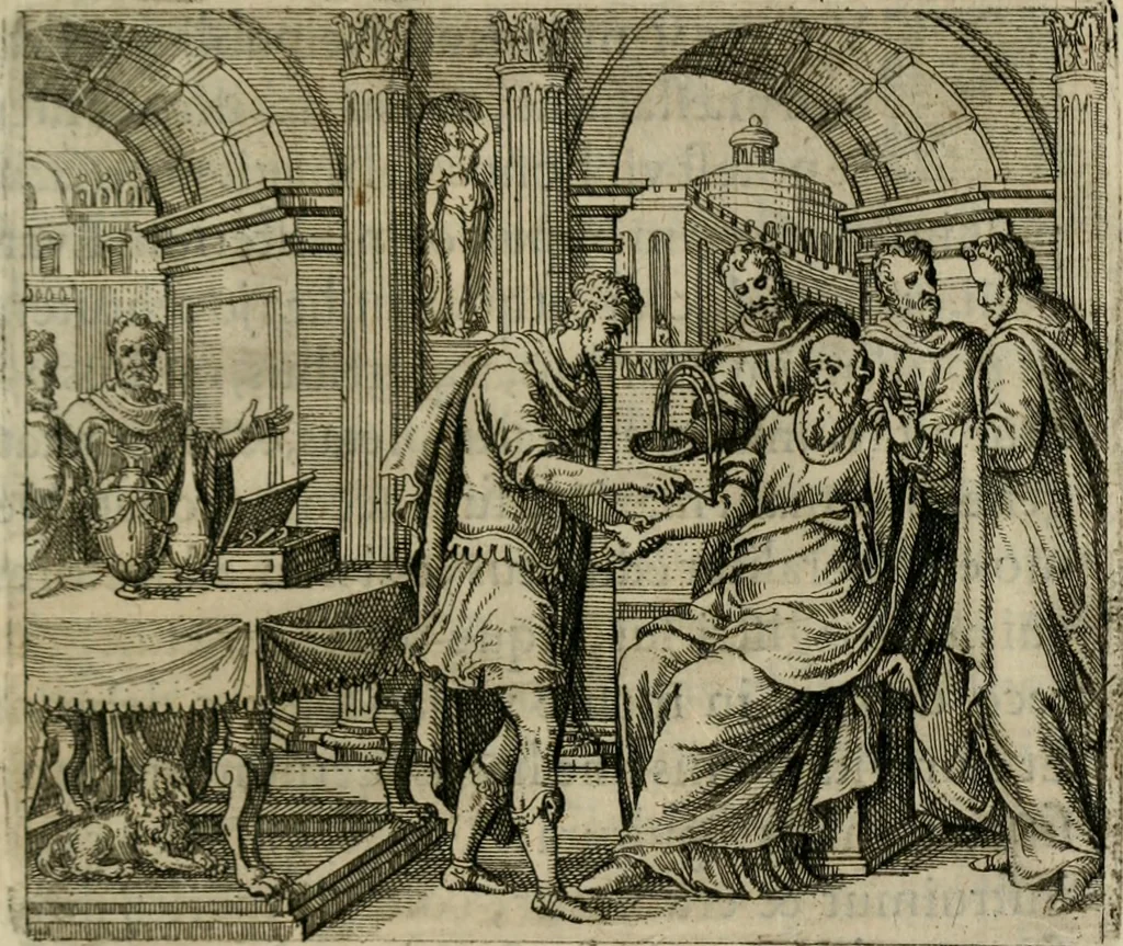 An illustration from Theatrum vitae humanæ., 1596, leaf 176