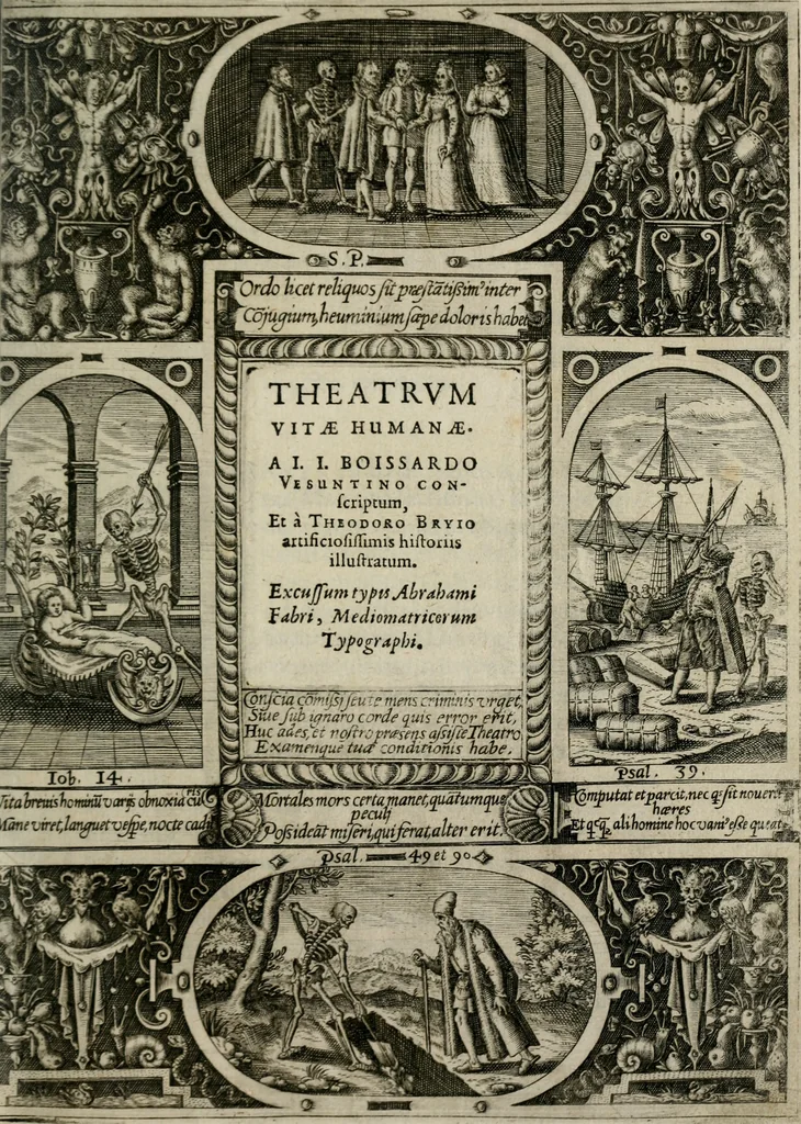 An illustration from Theatrum vitae humanæ., 1596, leaf 4