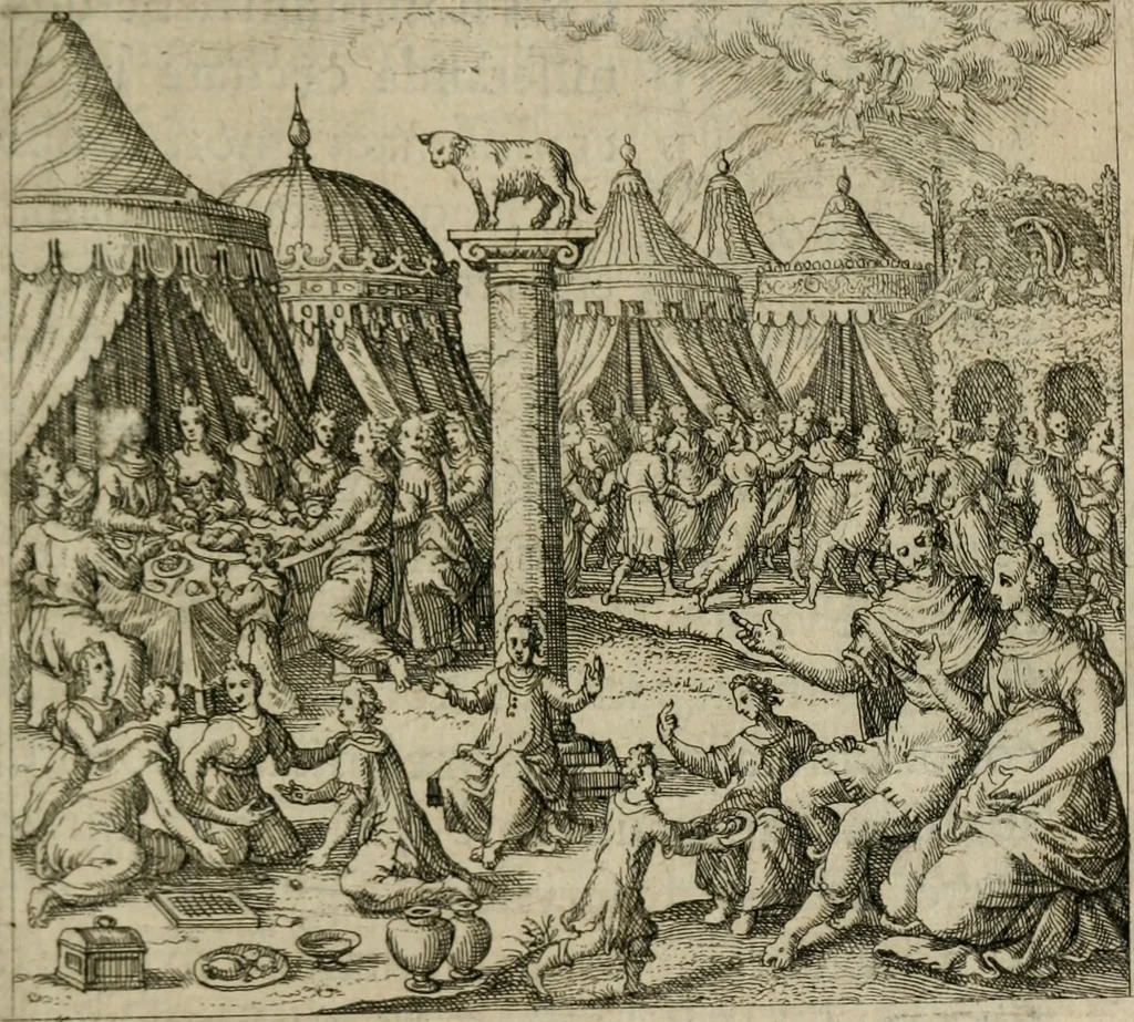 An illustration from Theatrum vitae humanæ., 1596, leaf 64