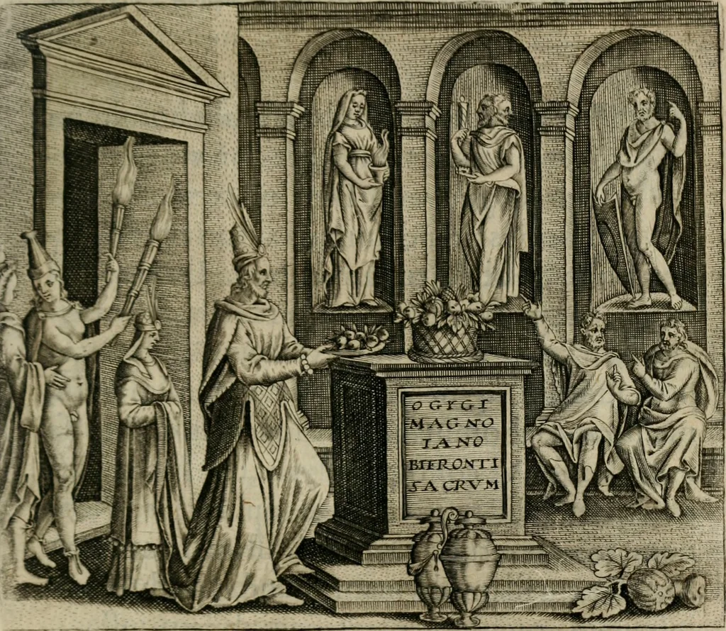 An illustration from Theatrum vitae humanæ., 1596, leaf 72