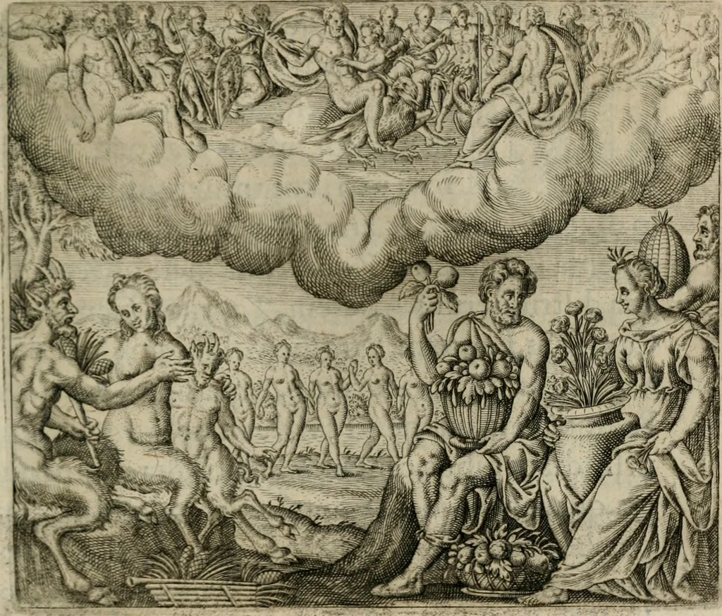 An illustration from Theatrum vitae humanæ., 1596, leaf 82