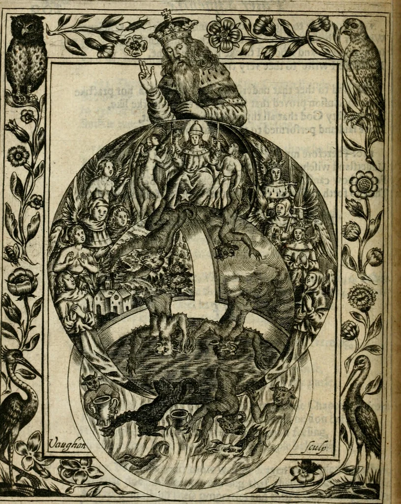 An illustration from Theatrvm chemicvm britannicum : containing severall poeticall pieces of our famous English philosophers, who have written the hermetique mysteries in their owne ancient language, 1652, leaf 233