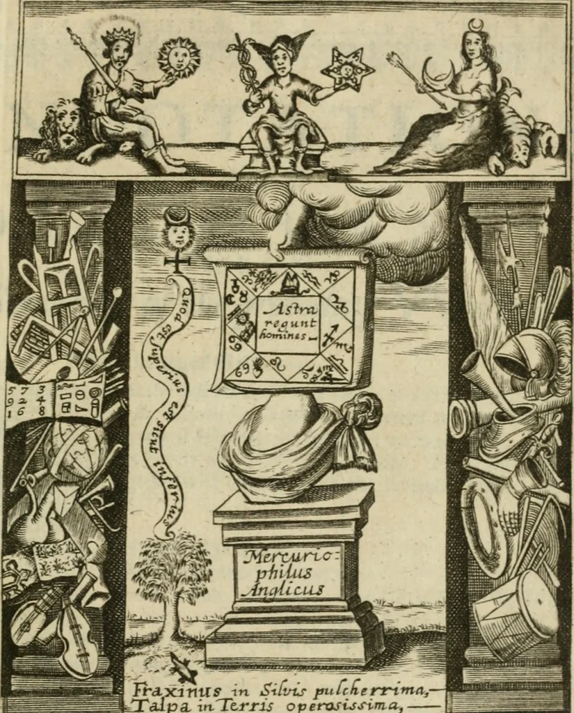 An illustration from Theatrvm chemicvm britannicum : containing severall poeticall pieces of our famous English philosophers, who have written the hermetique mysteries in their owne ancient language, 1652, leaf 460
