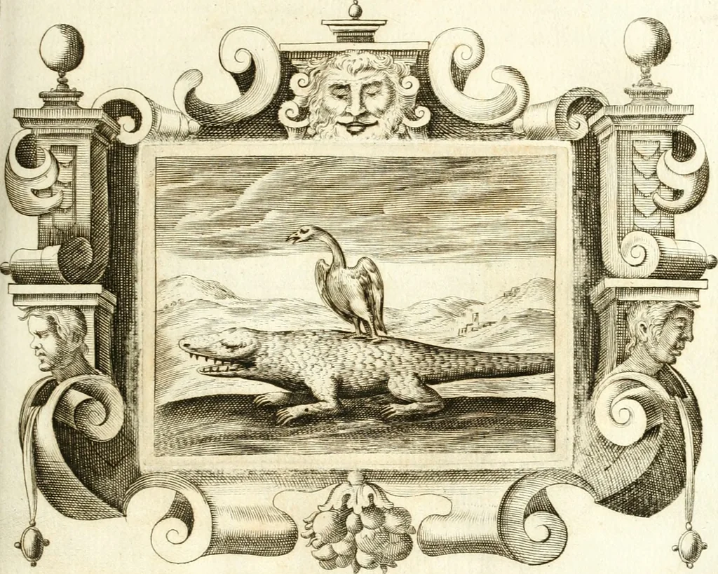 An illustration from Theatrvm omnivm scientiarvm, sive, Apparatvs qvo exceptvs fvit exc.mvs princeps d. Innicvs de Gvevara et Tassis, comes de Oñate & Villamediana, &c. ac Neapolitani regni prorex sapientissimvs, in Neapolitana academia in instavratione stvdiorvm anni MDCXLIX : cvm post sedatos Neapolitani regni tvmvltvs tanto principe avspice neapolitana Pallas armorvm tvrbine pene abrvta capvt erexit, 1650, leaf 100