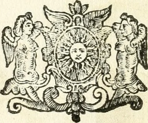 An illustration from Theatrvm omnivm scientiarvm, sive, Apparatvs qvo exceptvs fvit exc.mvs princeps d. Innicvs de Gvevara et Tassis, comes de Oñate & Villamediana, &c. ac Neapolitani regni prorex sapientissimvs, in Neapolitana academia in instavratione stvdiorvm anni MDCXLIX : cvm post sedatos Neapolitani regni tvmvltvs tanto principe avspice neapolitana Pallas armorvm tvrbine pene abrvta capvt erexit, 1650, leaf 285